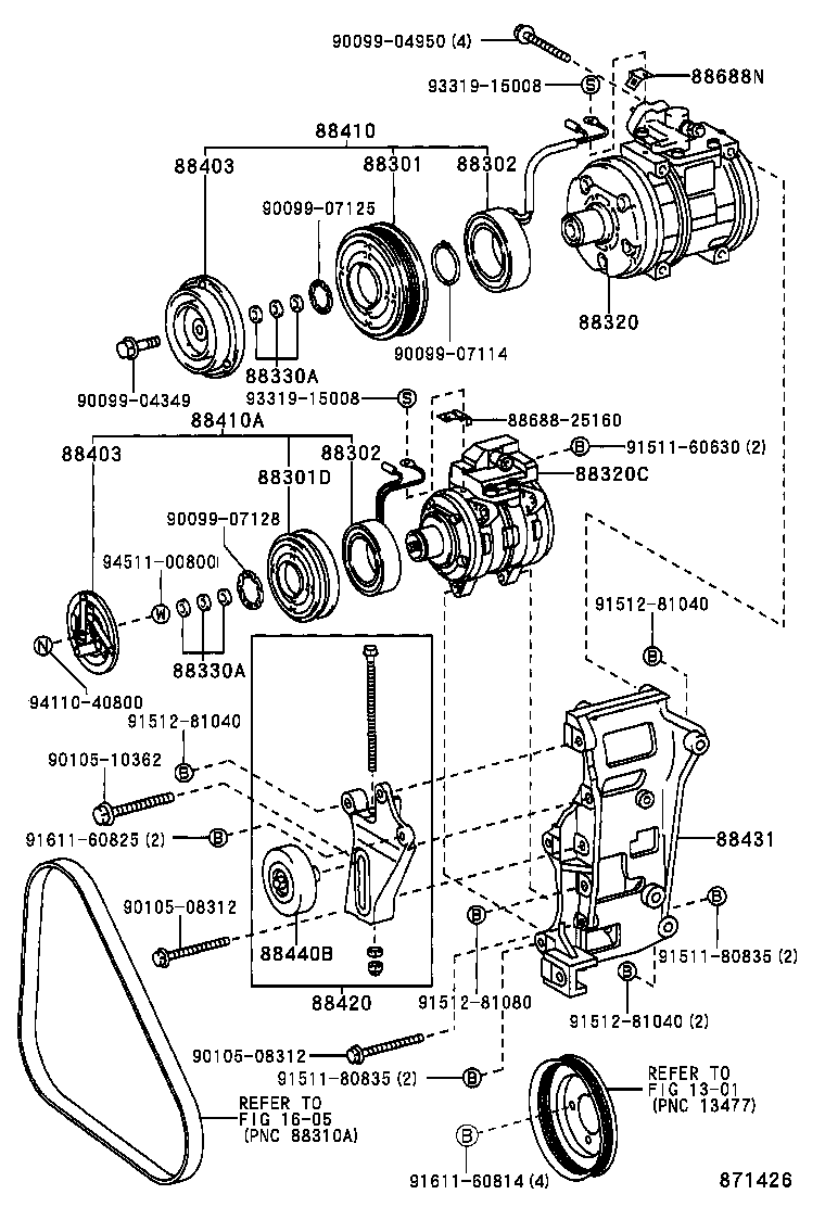 88320-26570 COMPRESSOR ASSY, NO. 2 product image