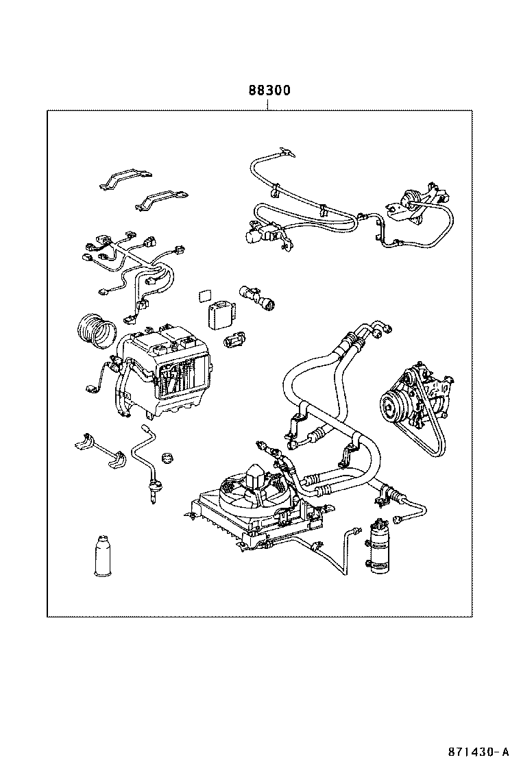 80830-37010 COOLER & ACCESSORY ASSY product image