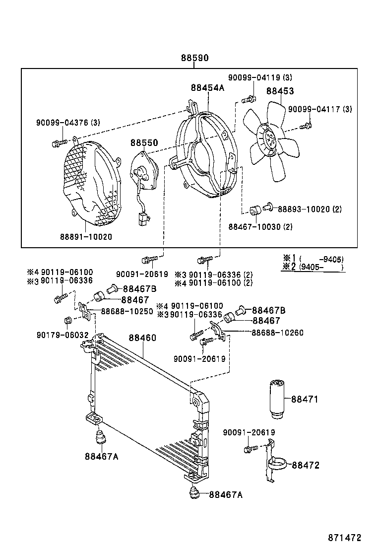 88704-10100 HOSE SUB-ASSY, SUCTION product image