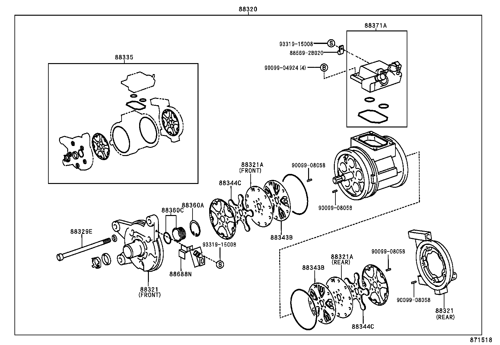 88335-30360 GASKET KIT, OVERHAUL product image