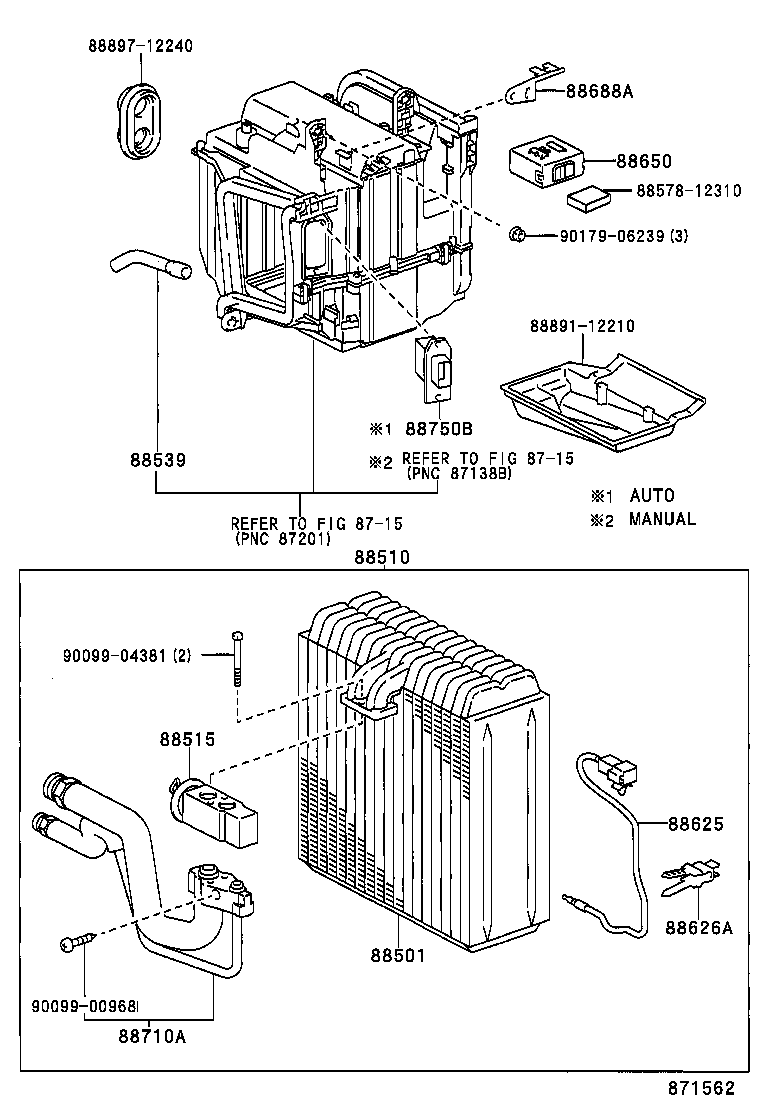 88510-12860 UNIT ASSY, COOLER product image