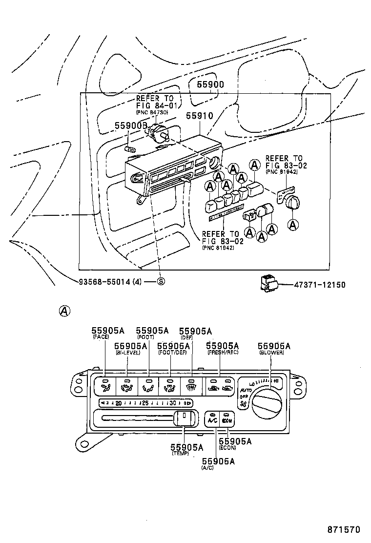 55846-12250 DUCT, HEATER TO REGISTER, NO.4 product image