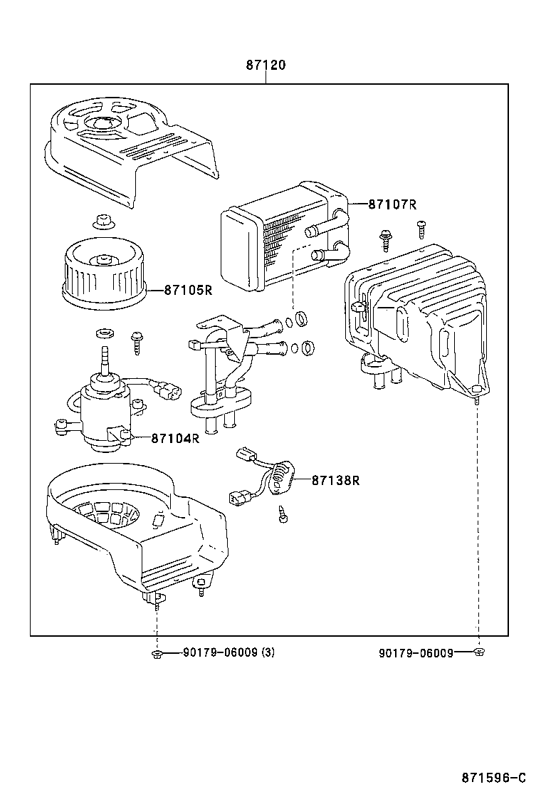 55076-37040 NET SUB-ASSY, AIR DUCT product image