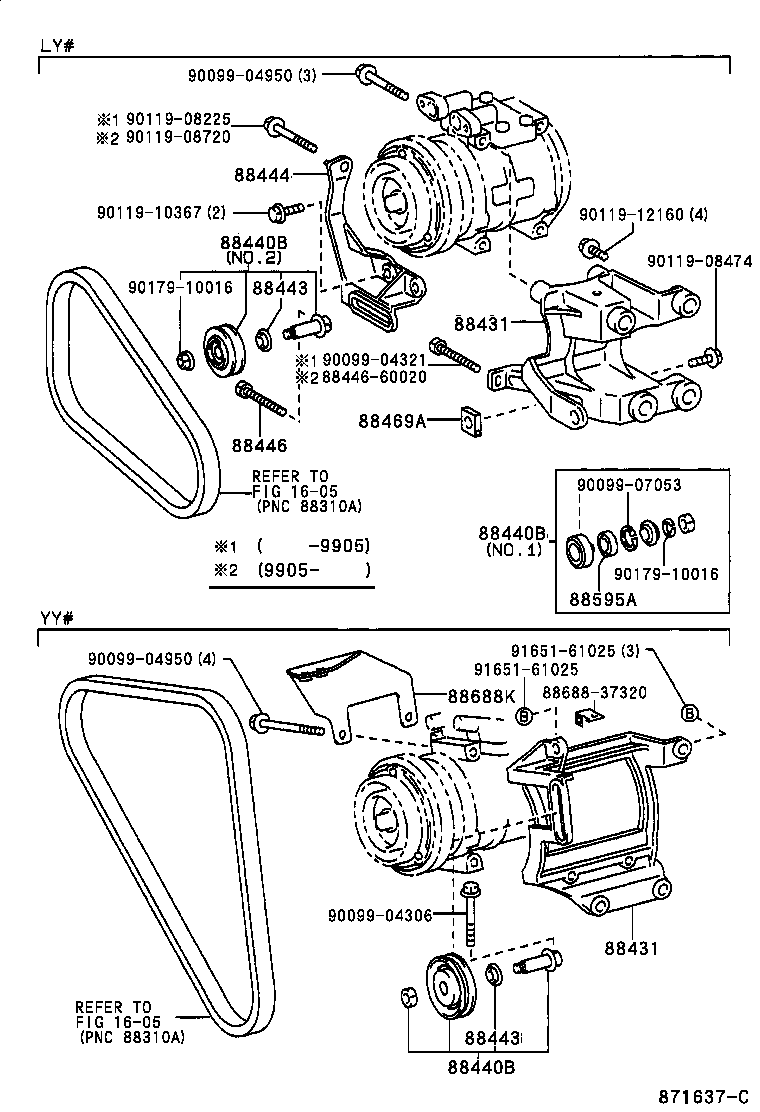 90099-10015 BEARING (FOR COOLER IDLE PULLEY) product image