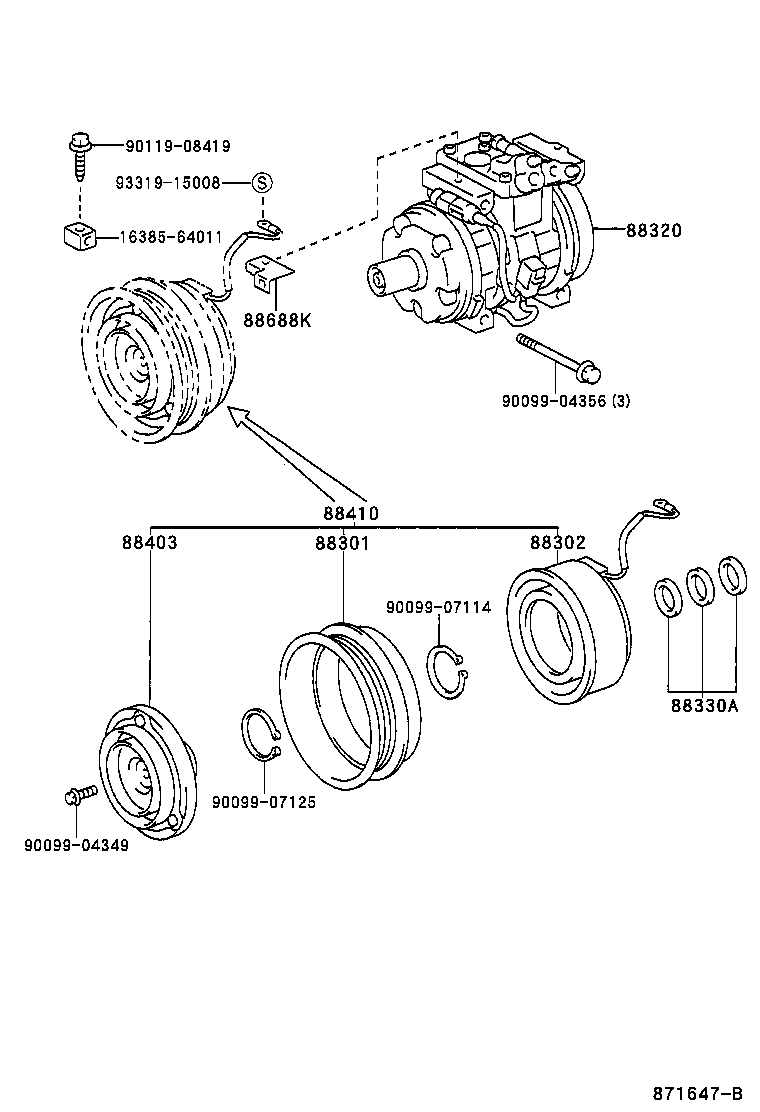 Toyota 88342-44010 PLATE SUB-ASSY, VALVE