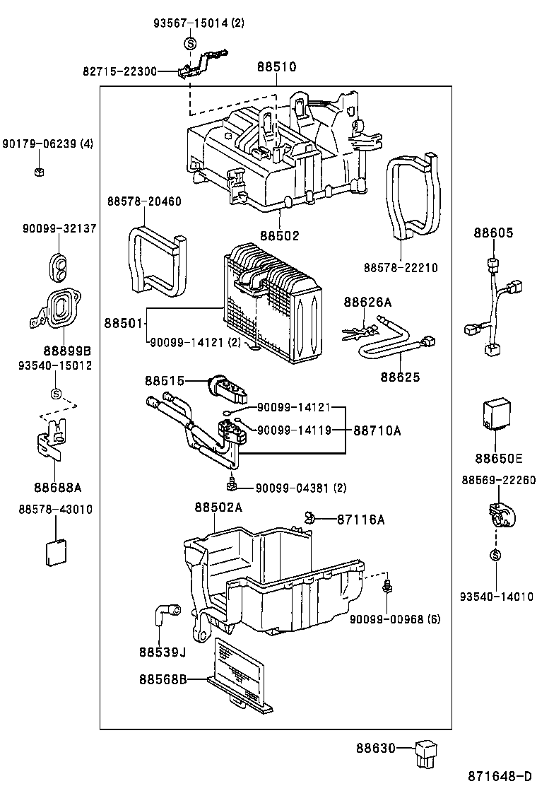 88515-43030 VALVE, COOLER EXPANSION product image