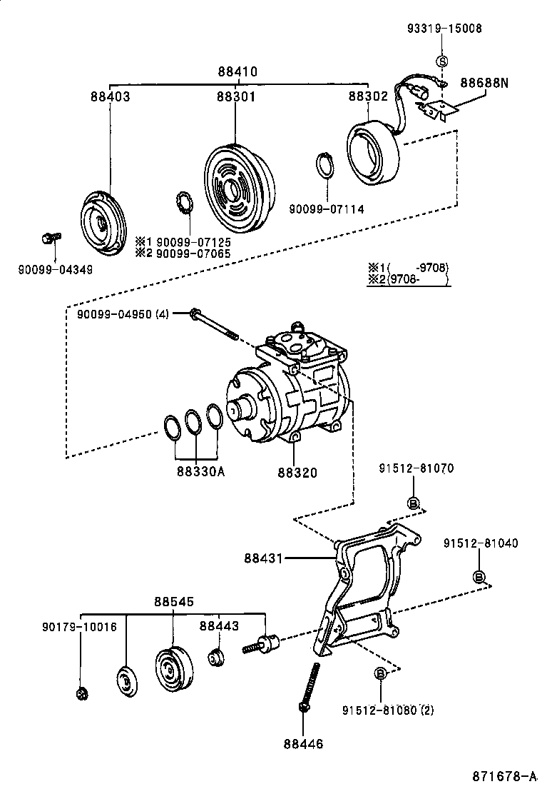 88320-26550 COMPRESSOR ASSY, COOLER product image