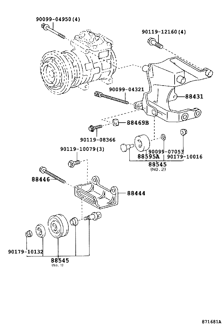 88320-25110 COMPRESSOR ASSY, COOLER product image