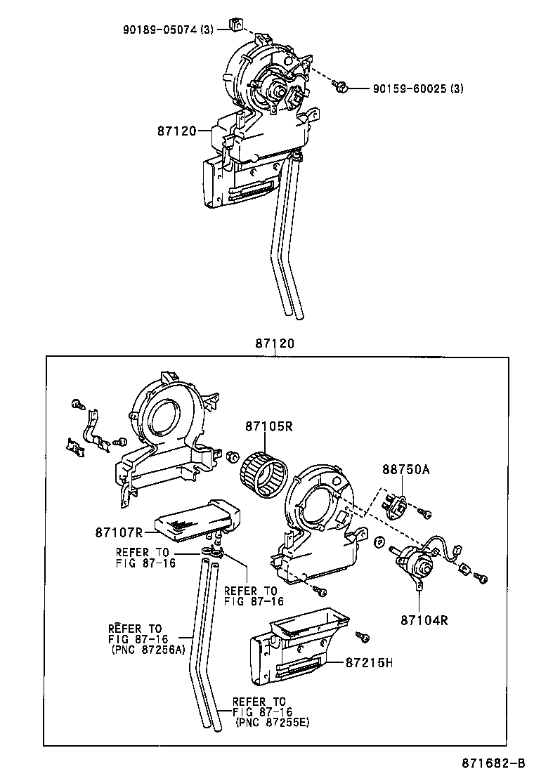 87150-26151 RADIATOR ASSY, HEATER product image