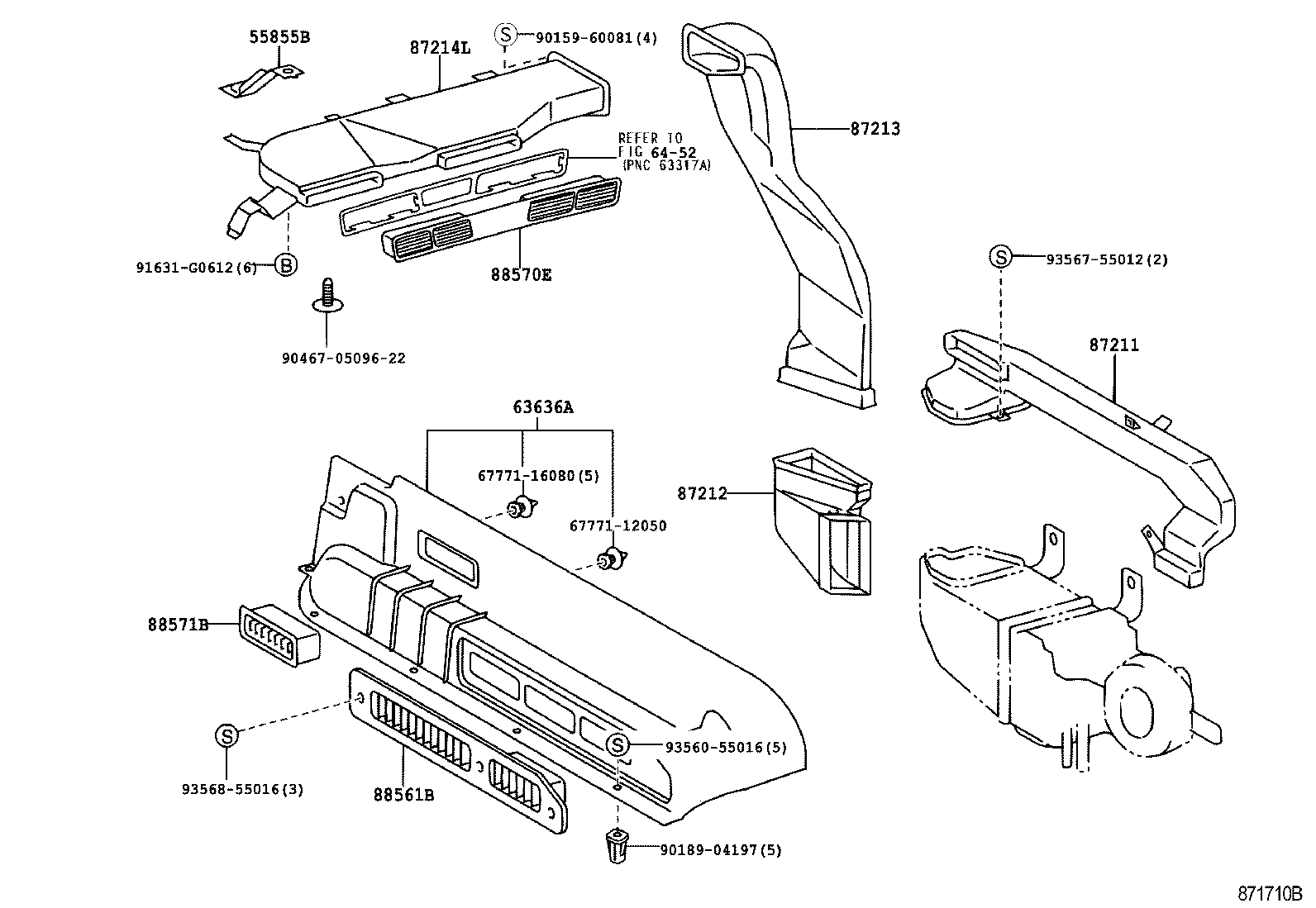 55900-28640 CONTROL ASSY, AIR CONDITIONER product image
