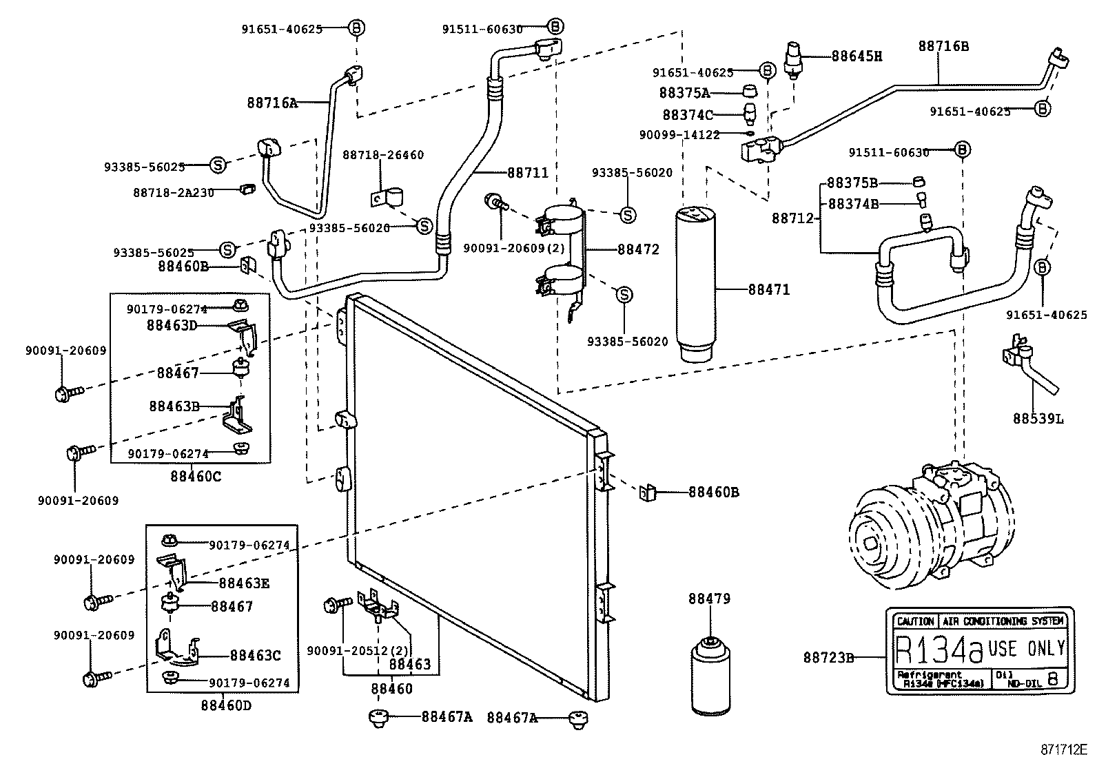 88470-26230 TANK, RECEIVER AIR CONDITIONER product image