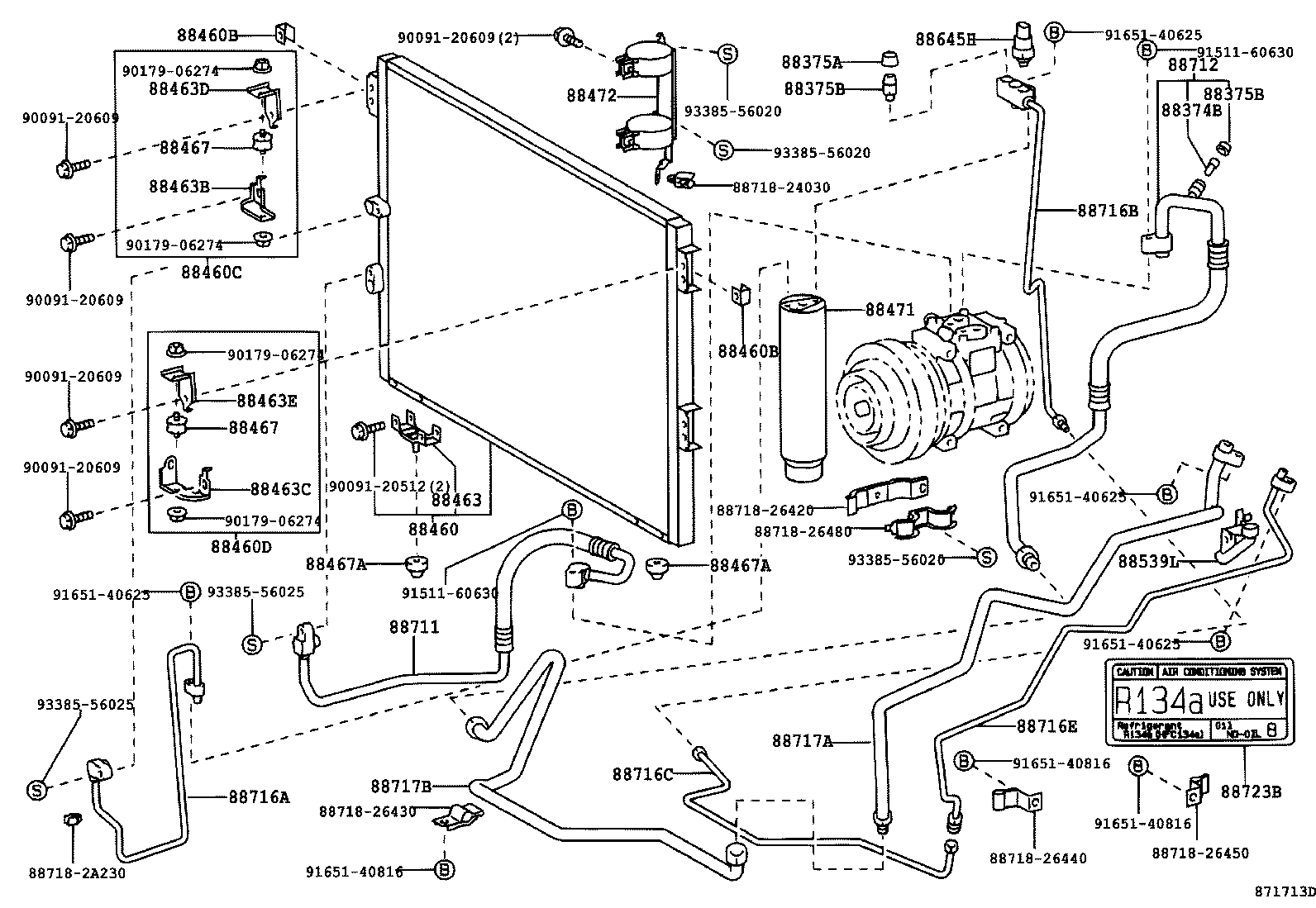 88470-26230 TANK, RECEIVER AIR CONDITIONER product image