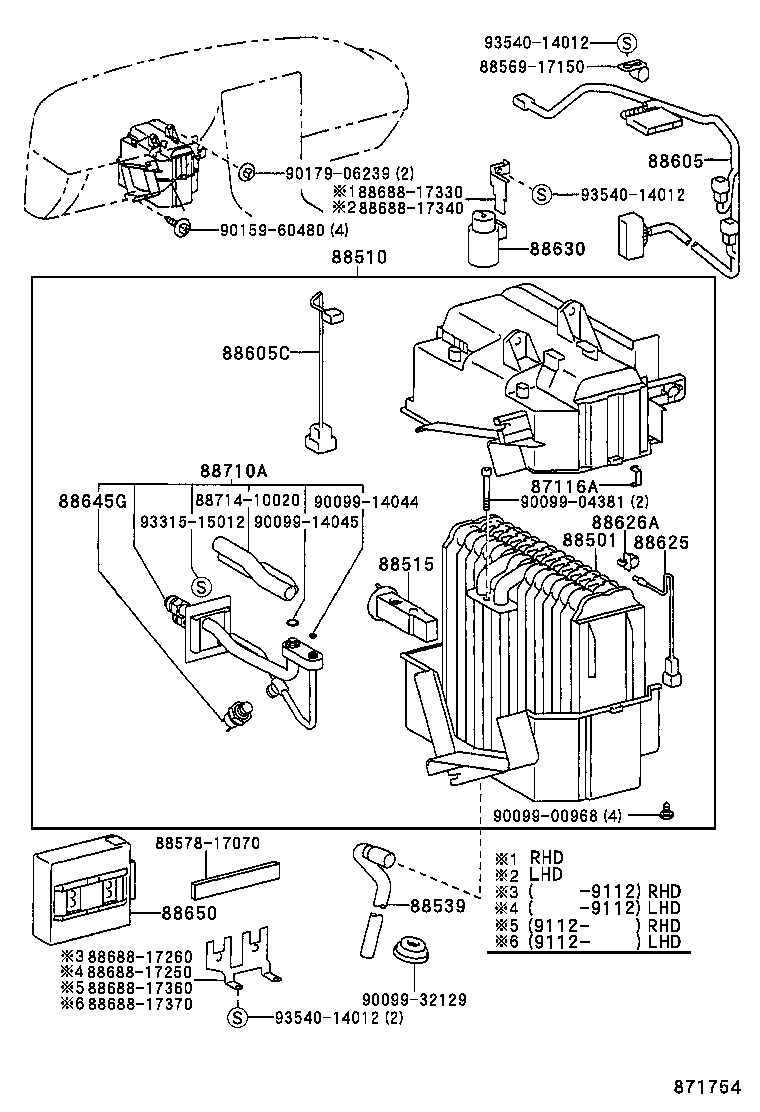 88710-17090 TUBE ASSY, AIR CONDITIONER product image