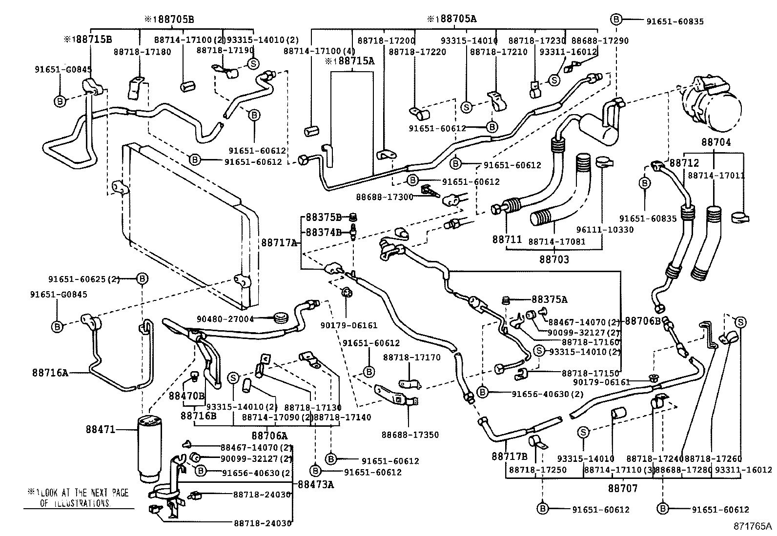 88460-17090 CONDENSER ASSY, COOLER product image