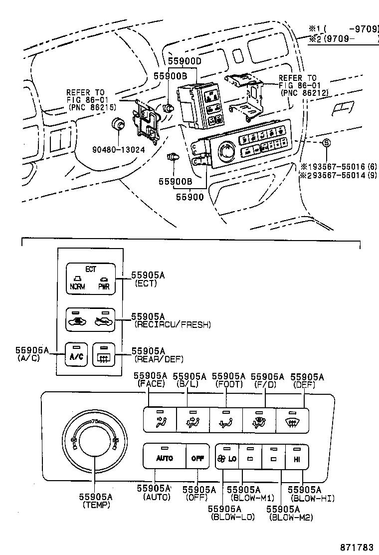 55847-AC010 DUCT, HEATER TO REGISTER, NO.5 product image