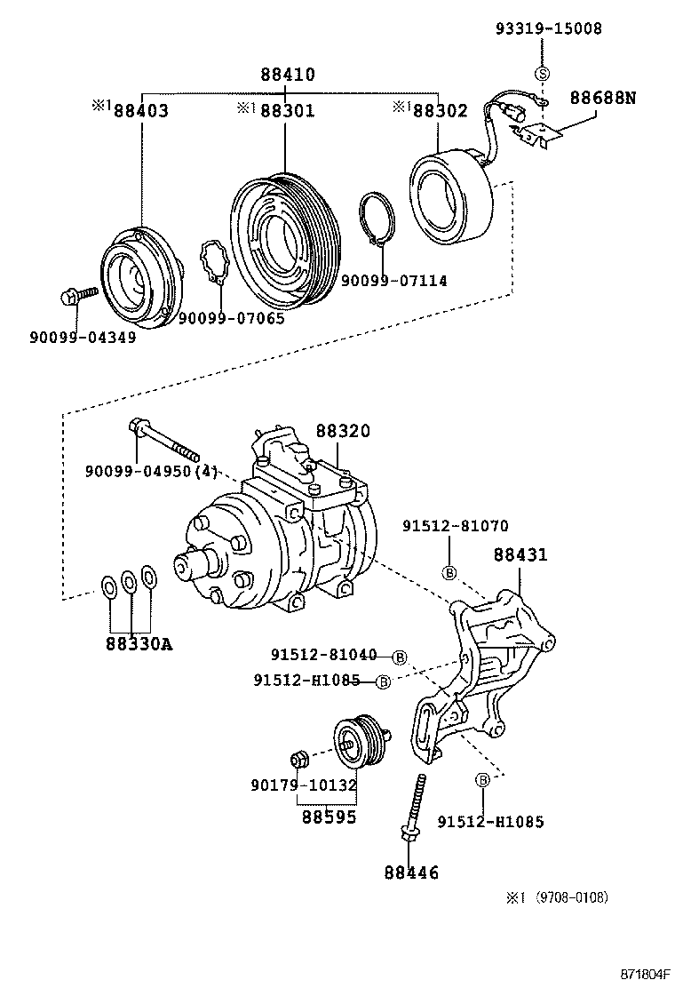 88648-35250 WIRE, MAGNET CLUTCH product image