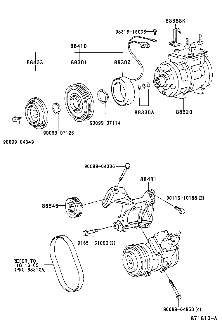 88320-3A080 COMPRESSOR ASSY, COOLER product image