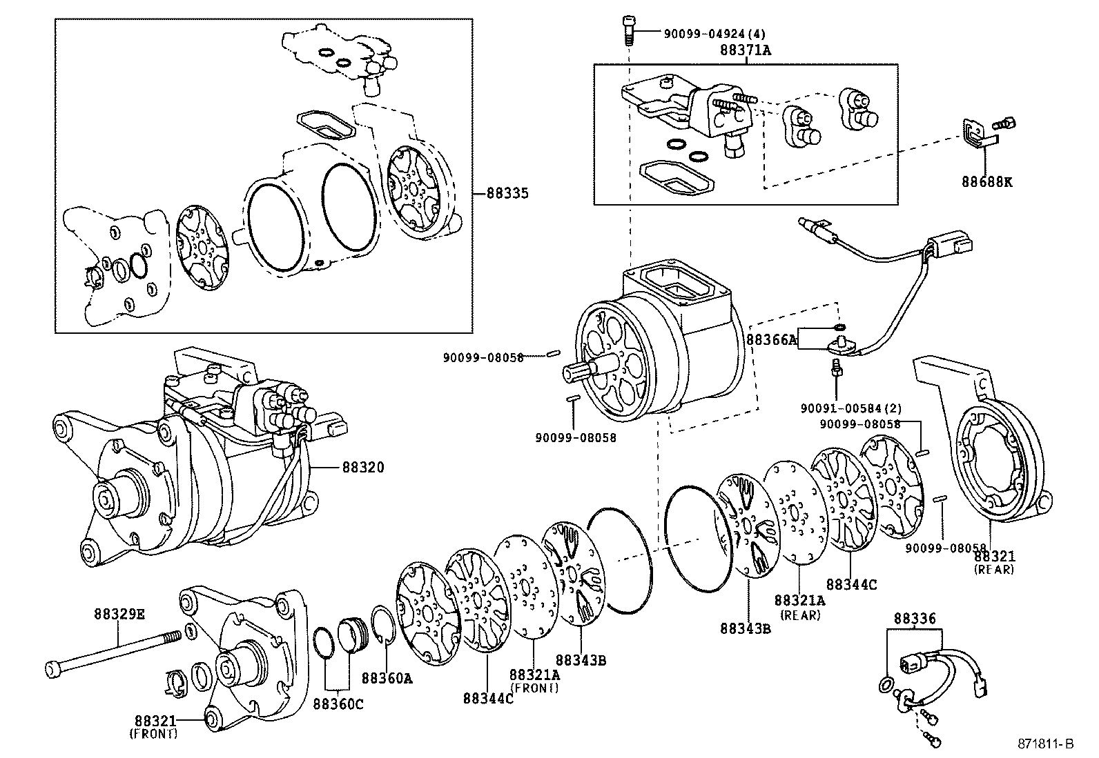 88320-3A080 COMPRESSOR ASSY, COOLER product image