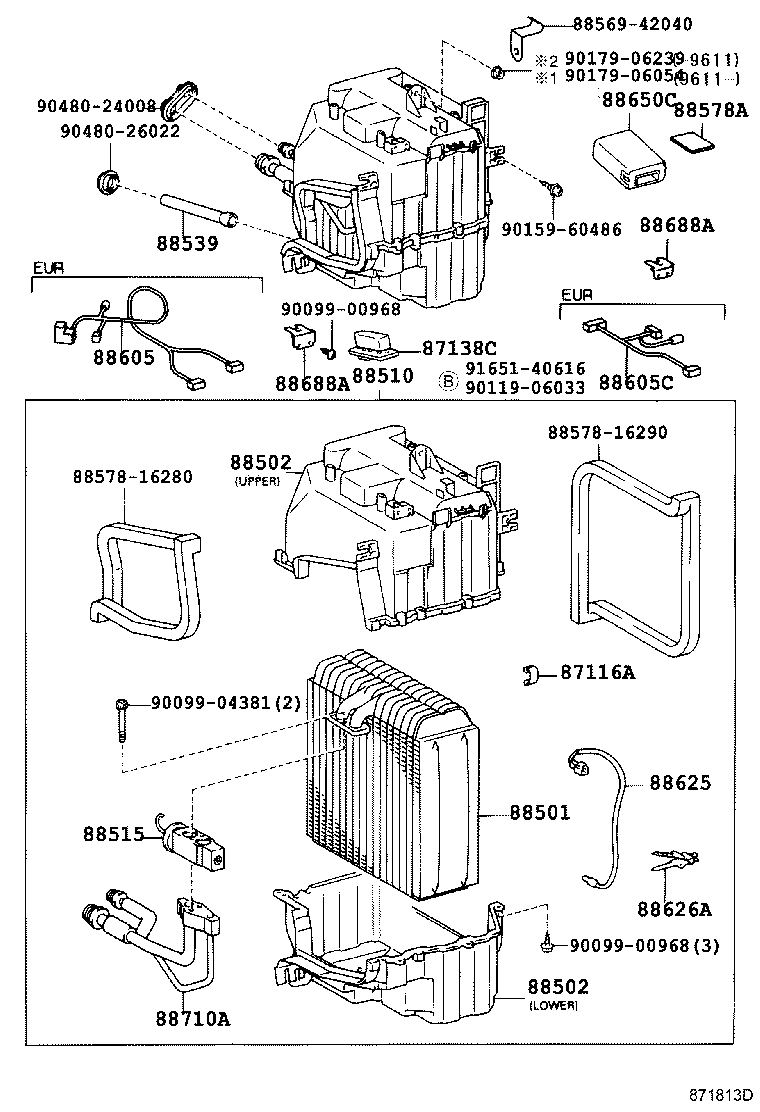 88502-42011 CASE SUB-ASSY, COOLING UNIT product image