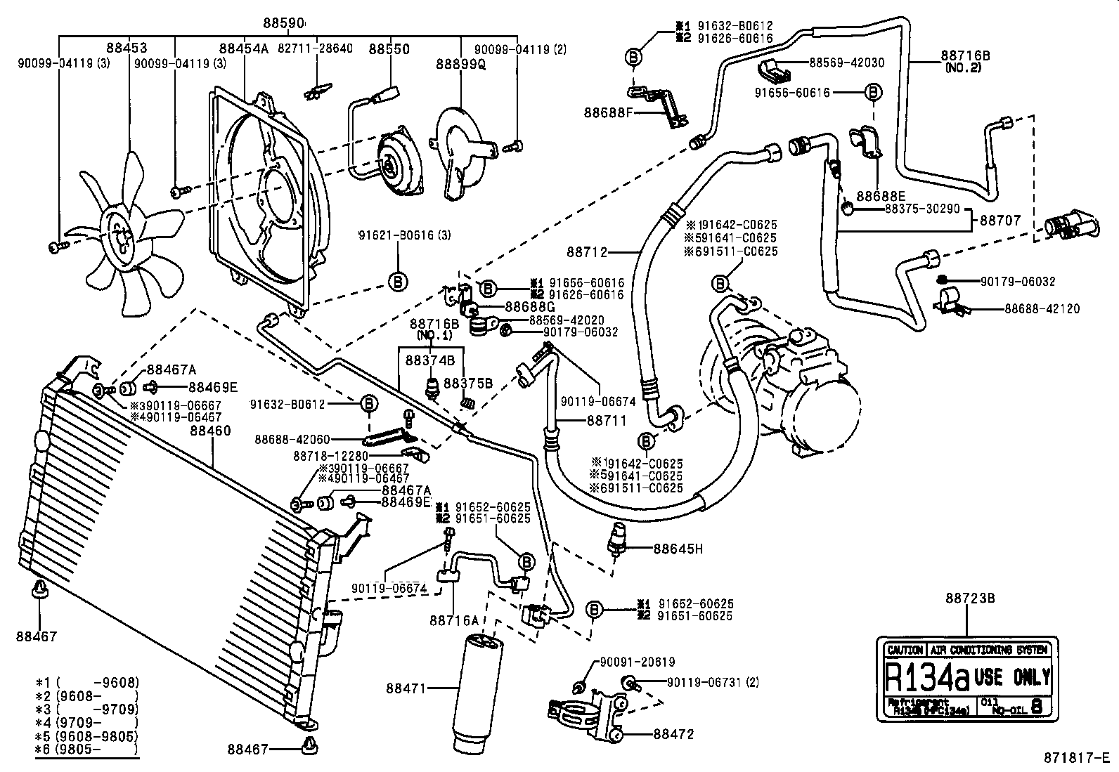 88453-42010 FAN, COOLING (FOR CONDENSER) product image