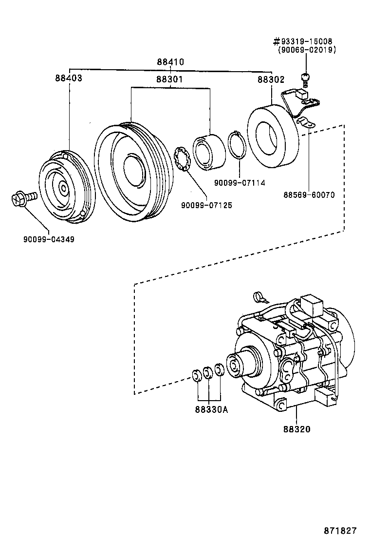 88320-02040 COMPRESSOR ASSY, COOLER product image