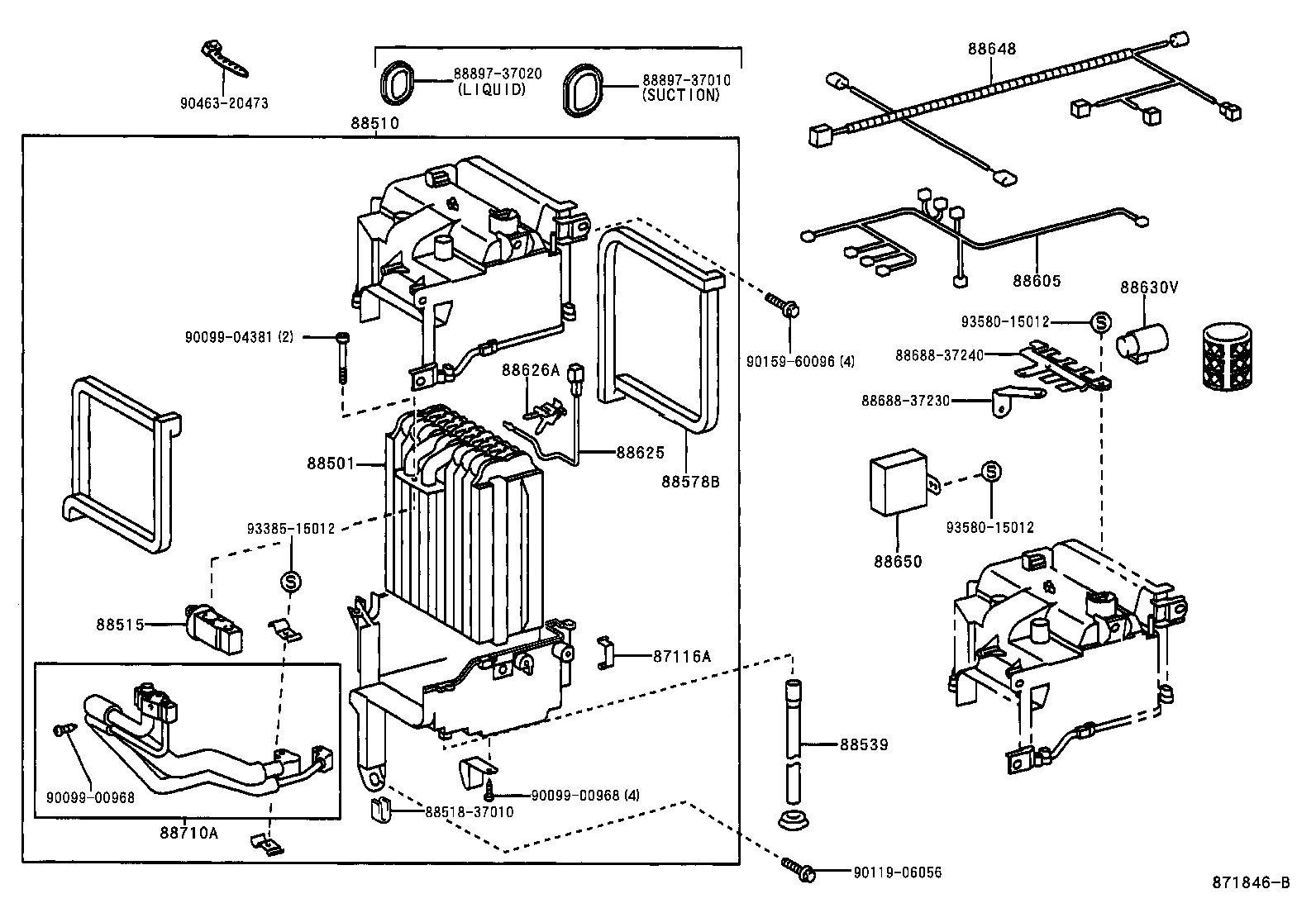 88710-37150 TUBE ASSY, AIR CONDITIONER product image