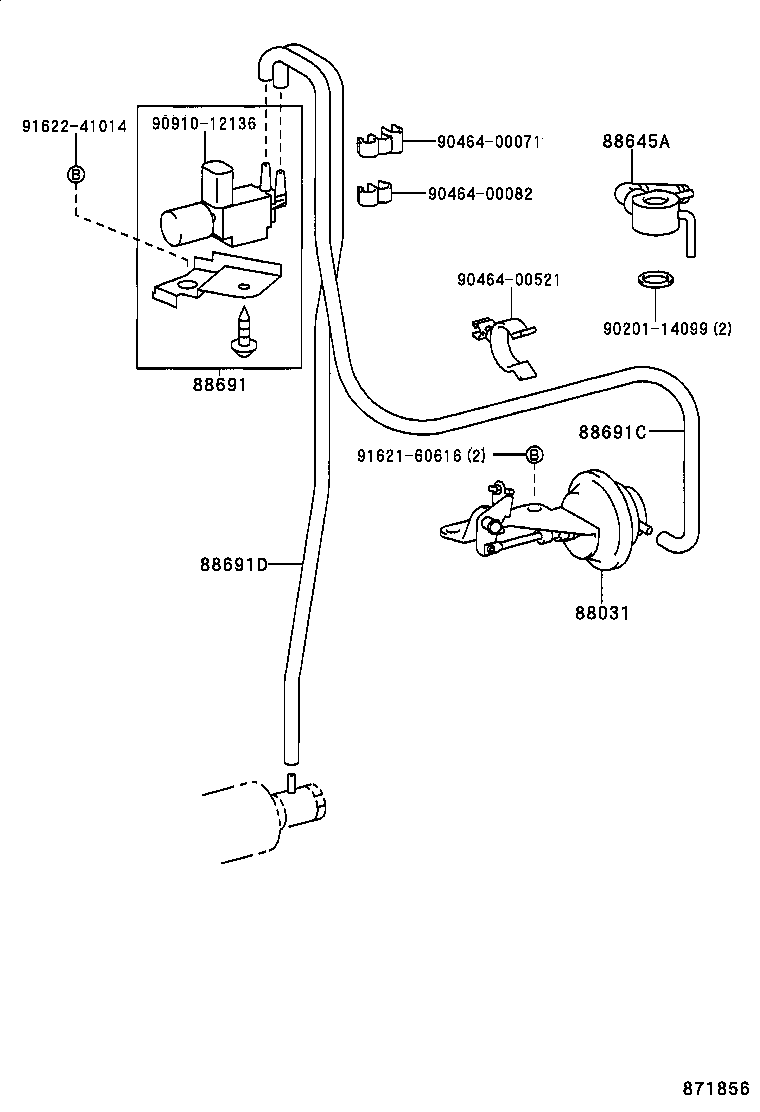 27610-2140C VALVE, MAGNET (FOR IDLE UP DEVICE) product image
