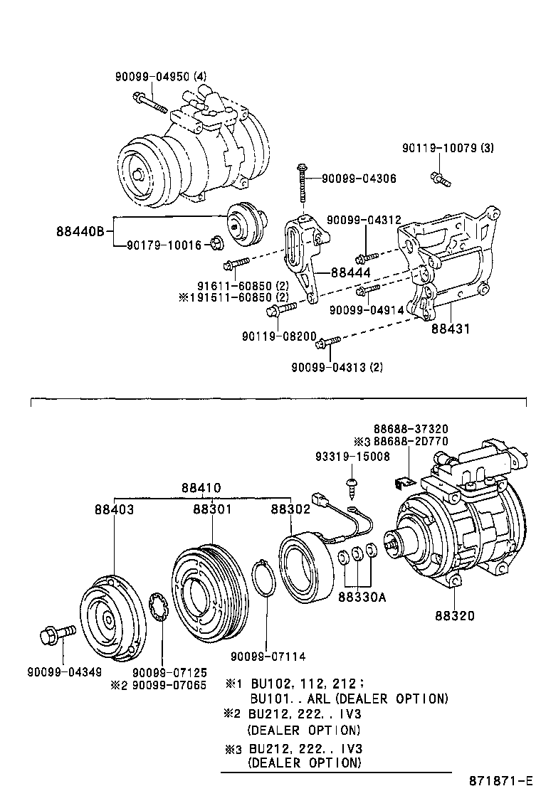 88320-37070 COMPRESSOR ASSY, COOLER product image