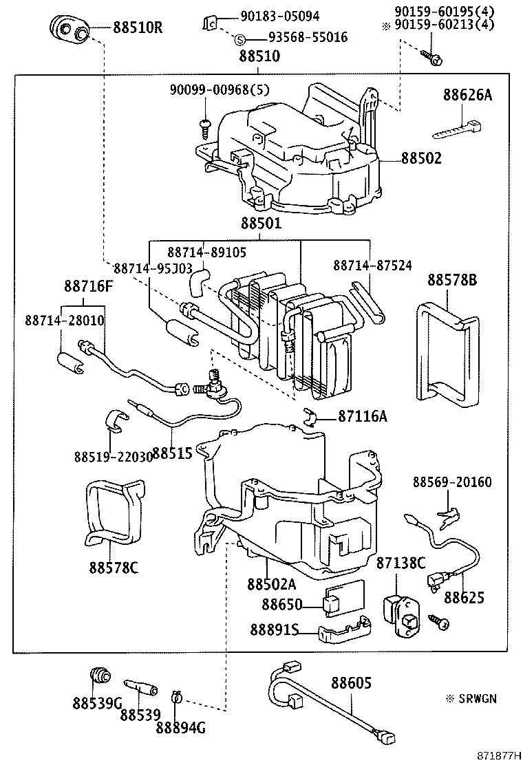 88605-35360 HARNESS SUB-ASSY, COOLER WIRING, NO.1 product image