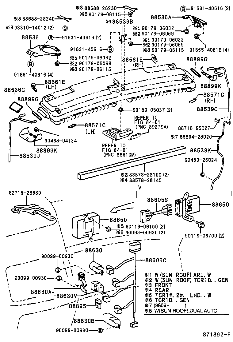 88515-28050 VALVE, REAR COOLING UNIT EXPANSION product image