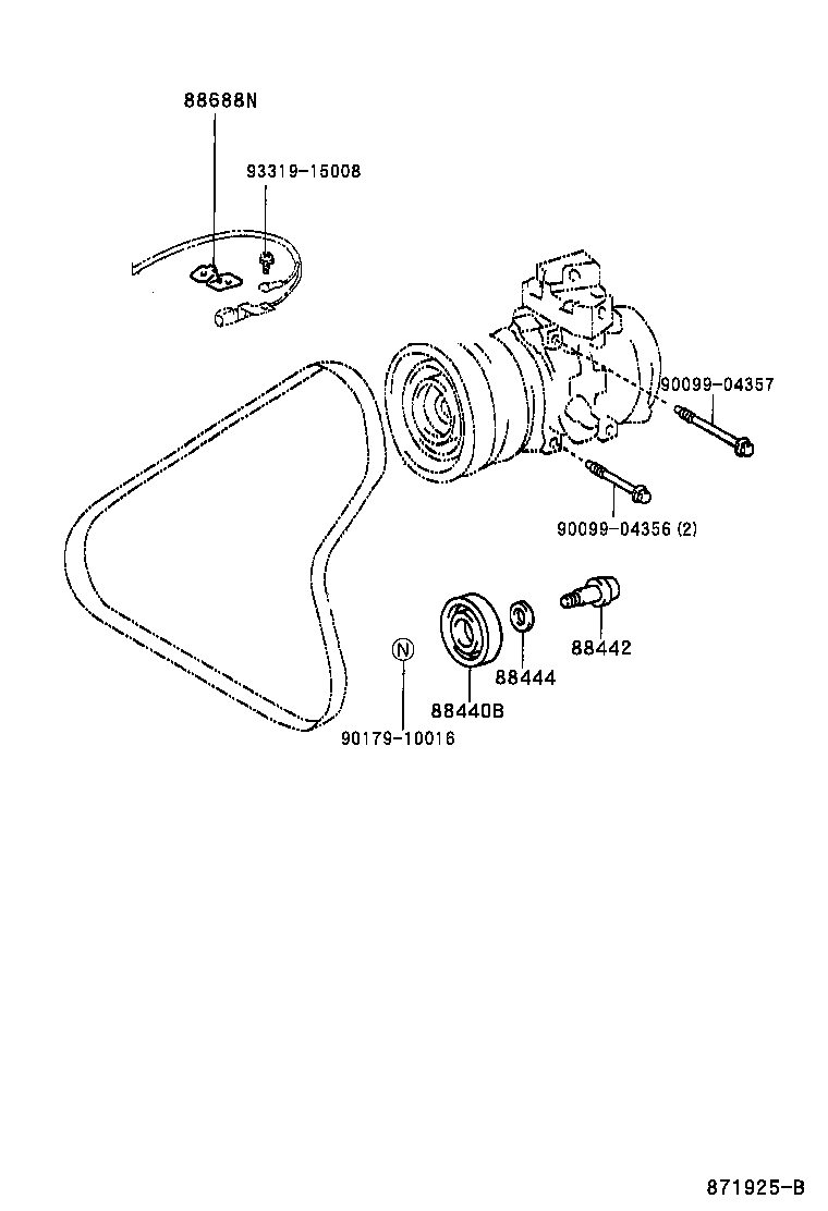 88320-42060 COMPRESSOR ASSY, COOLER product image
