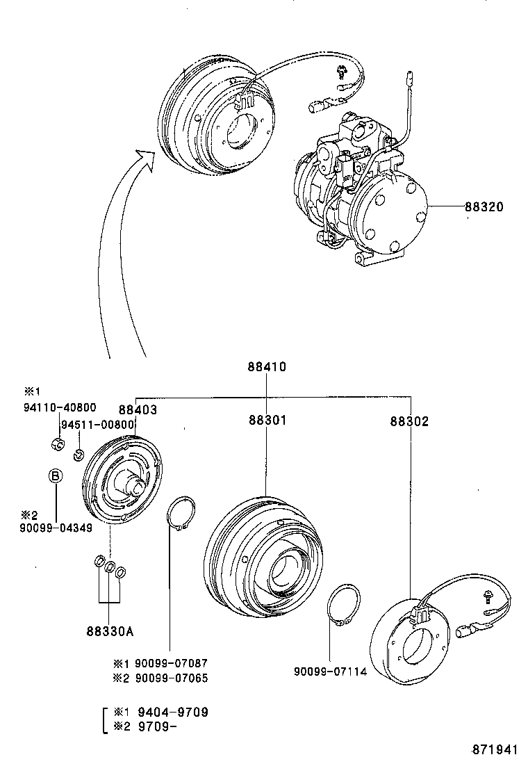 88688-42350 BRACKET, COOLER product image