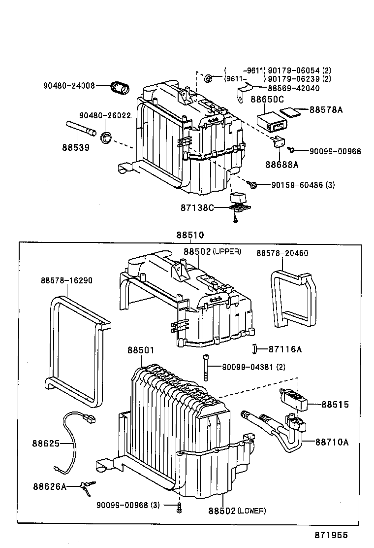 88569-20160 HOLDER, THERMISTOR product image