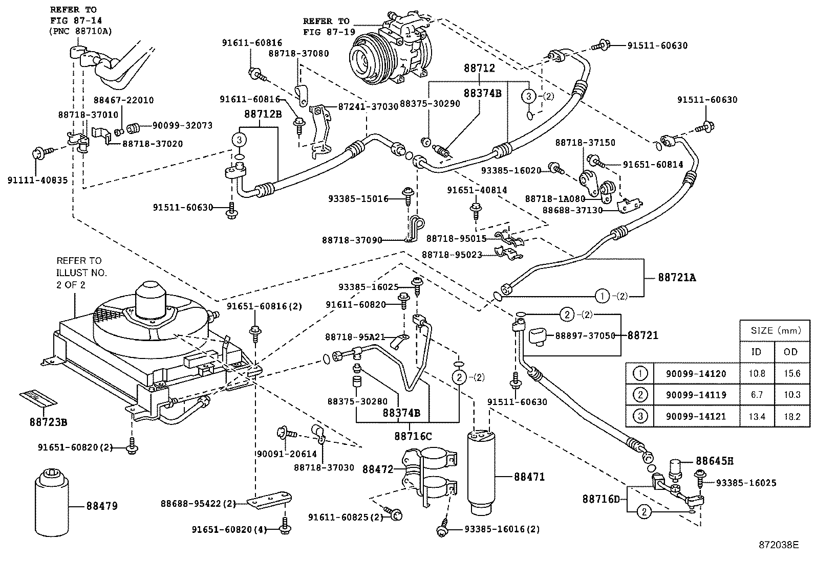 88460-37280 CONDENSER ASSY, COOLER product image