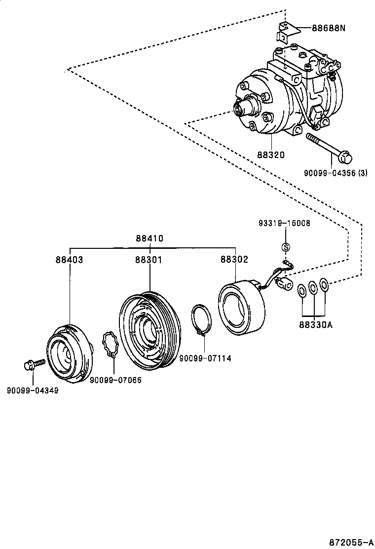 88688-2D770 BRACKET, COOLER product image