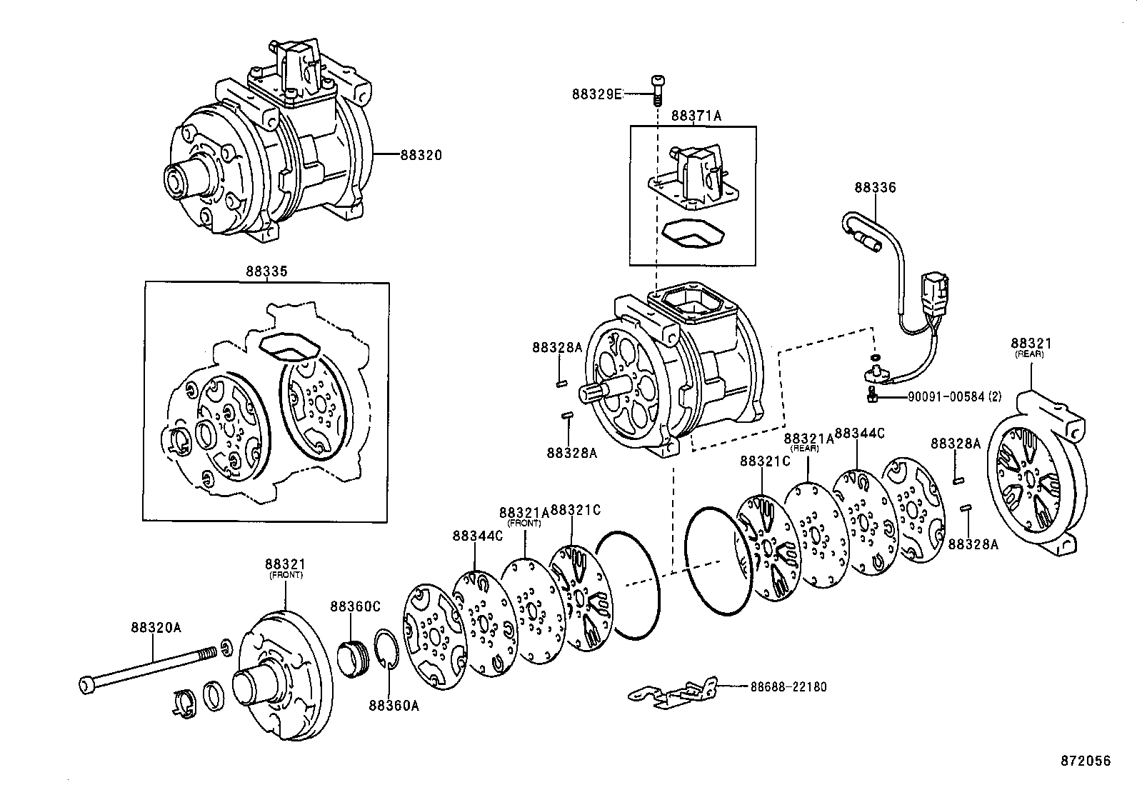 88688-2D770 BRACKET, COOLER product image