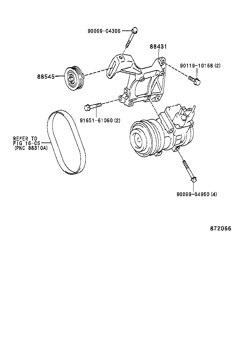 88412-3A040 ROTOR SUB-ASSY, MAGNET CLUTCH product image