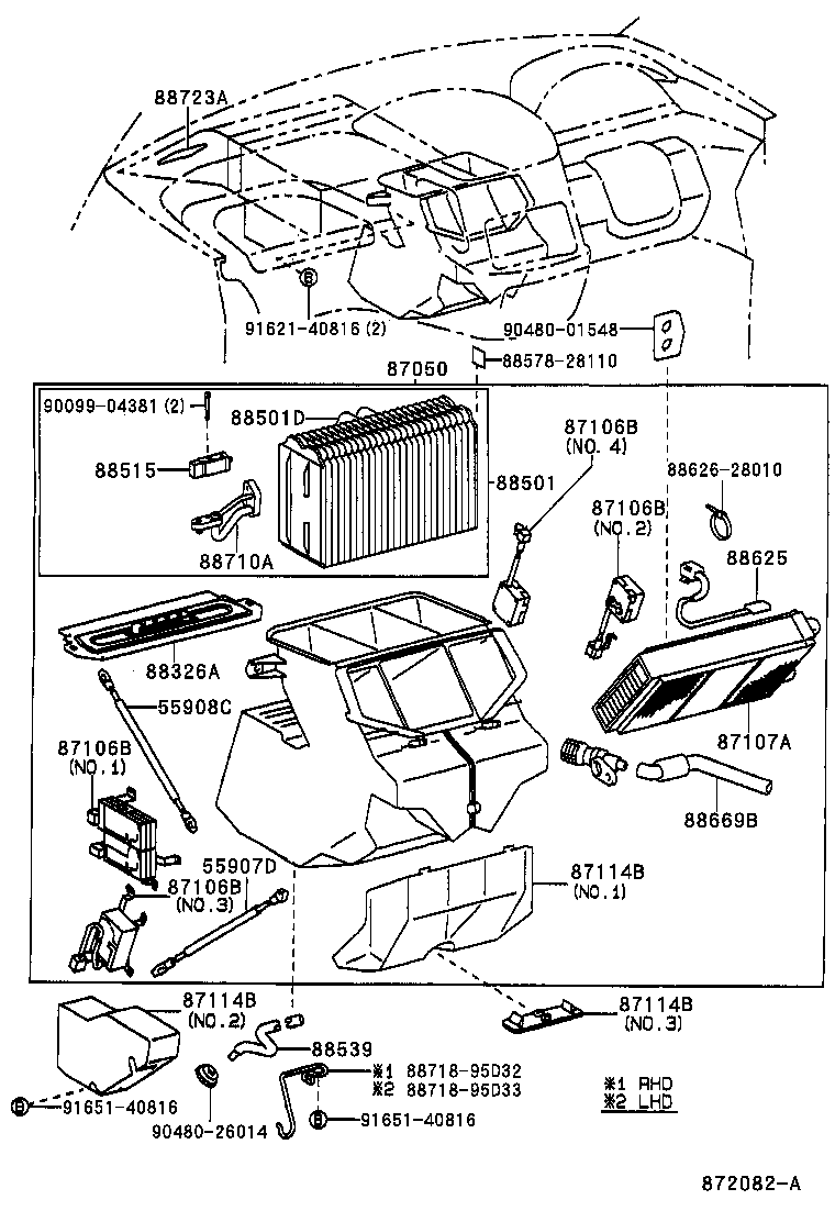 88515-28050 VALVE, REAR COOLING UNIT EXPANSION product image