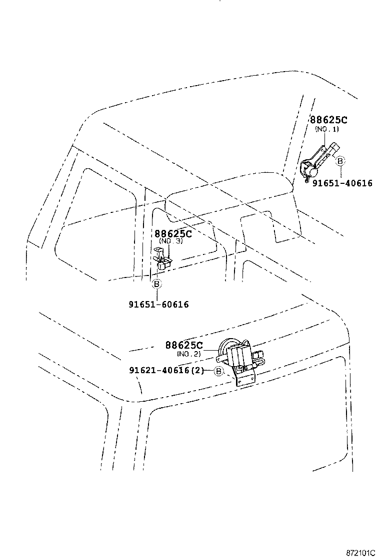 55907-36100 CABLE SUB-ASSY, WATER VALVE CONTROL product image