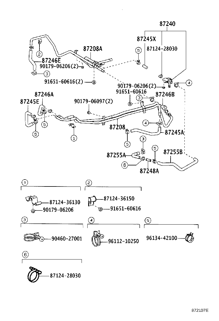 87240-36110 VALVE ASSY, HEATER WATER product image