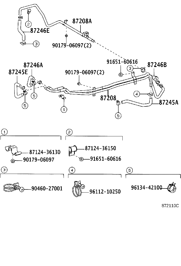 87240-36110 VALVE ASSY, HEATER WATER product image