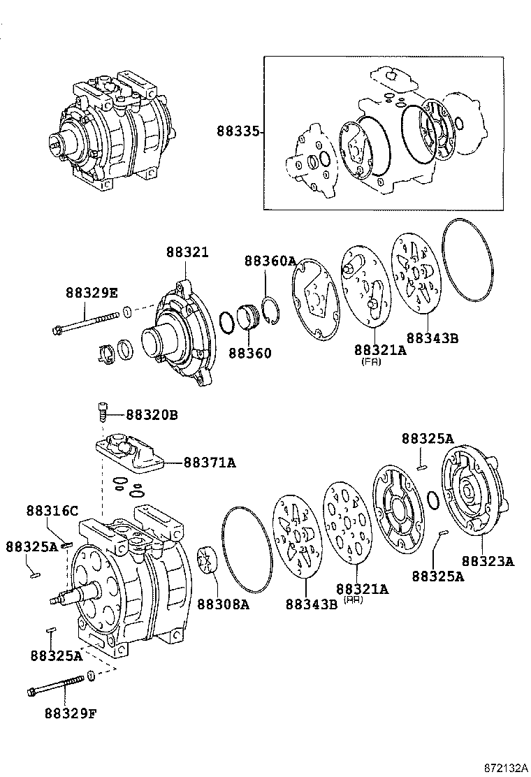 88444-36092 BRACKET, IDLE PULLEY product image