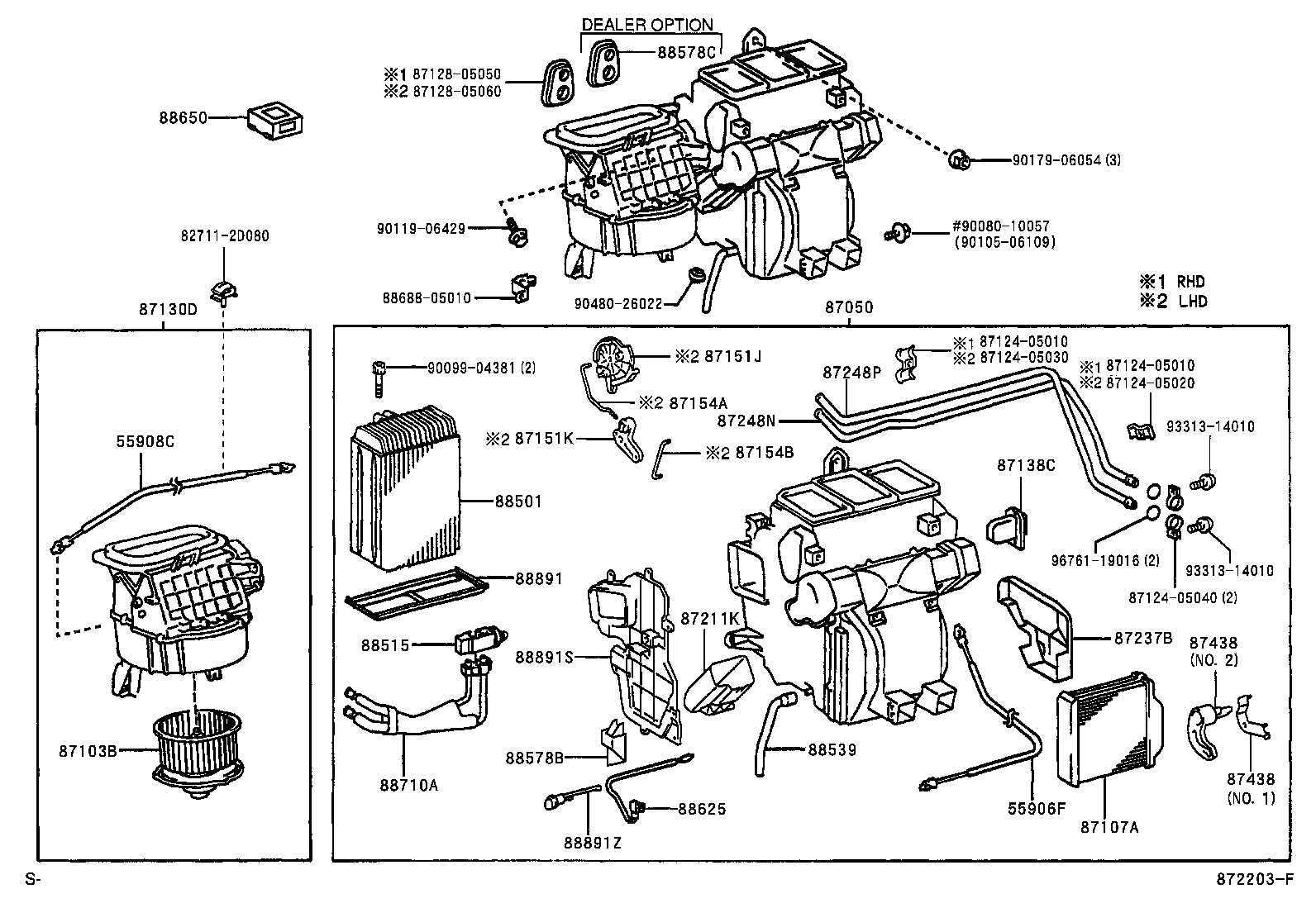 87050-05620 RADIATOR ASSY, AIR CONDITIONER product image