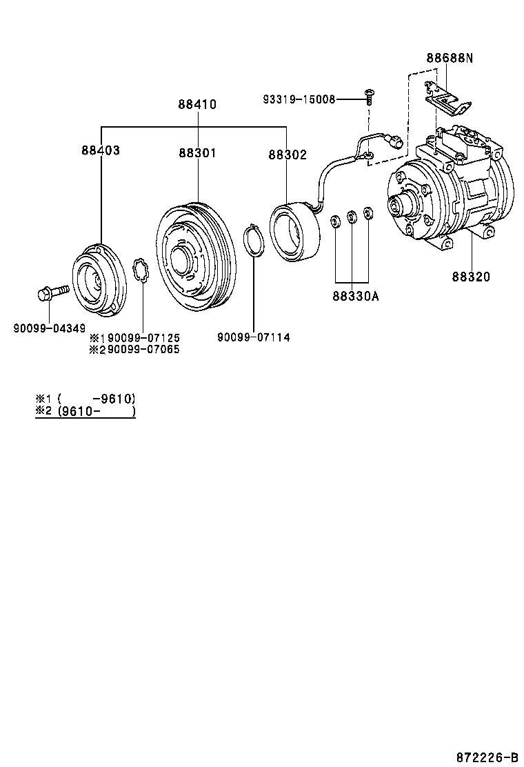 88320-2B340 COMPRESSOR ASSY, COOLER product image