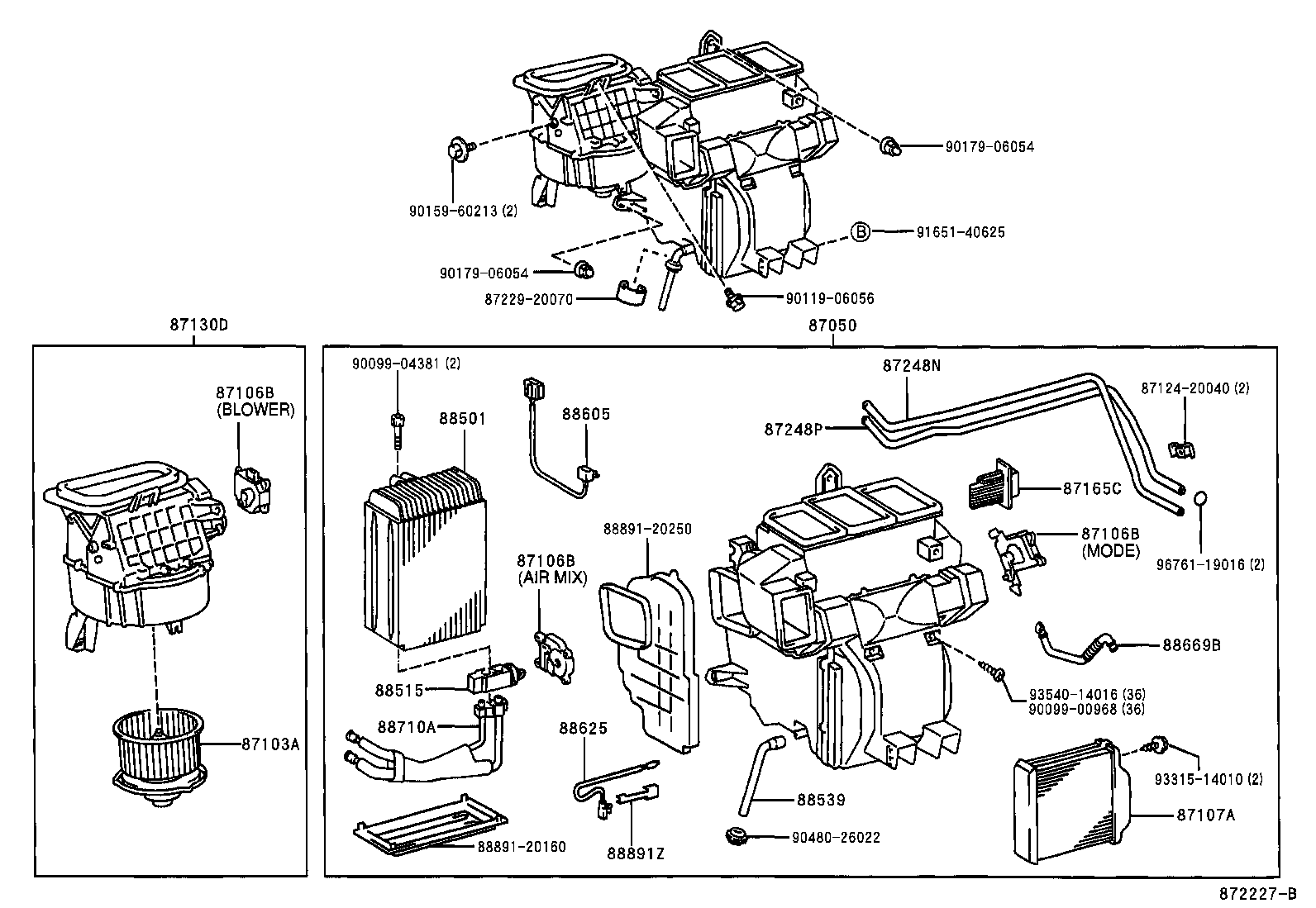 87103-20110 MOTOR SUB-ASSY, COOLING UNIT, W/FAN product image