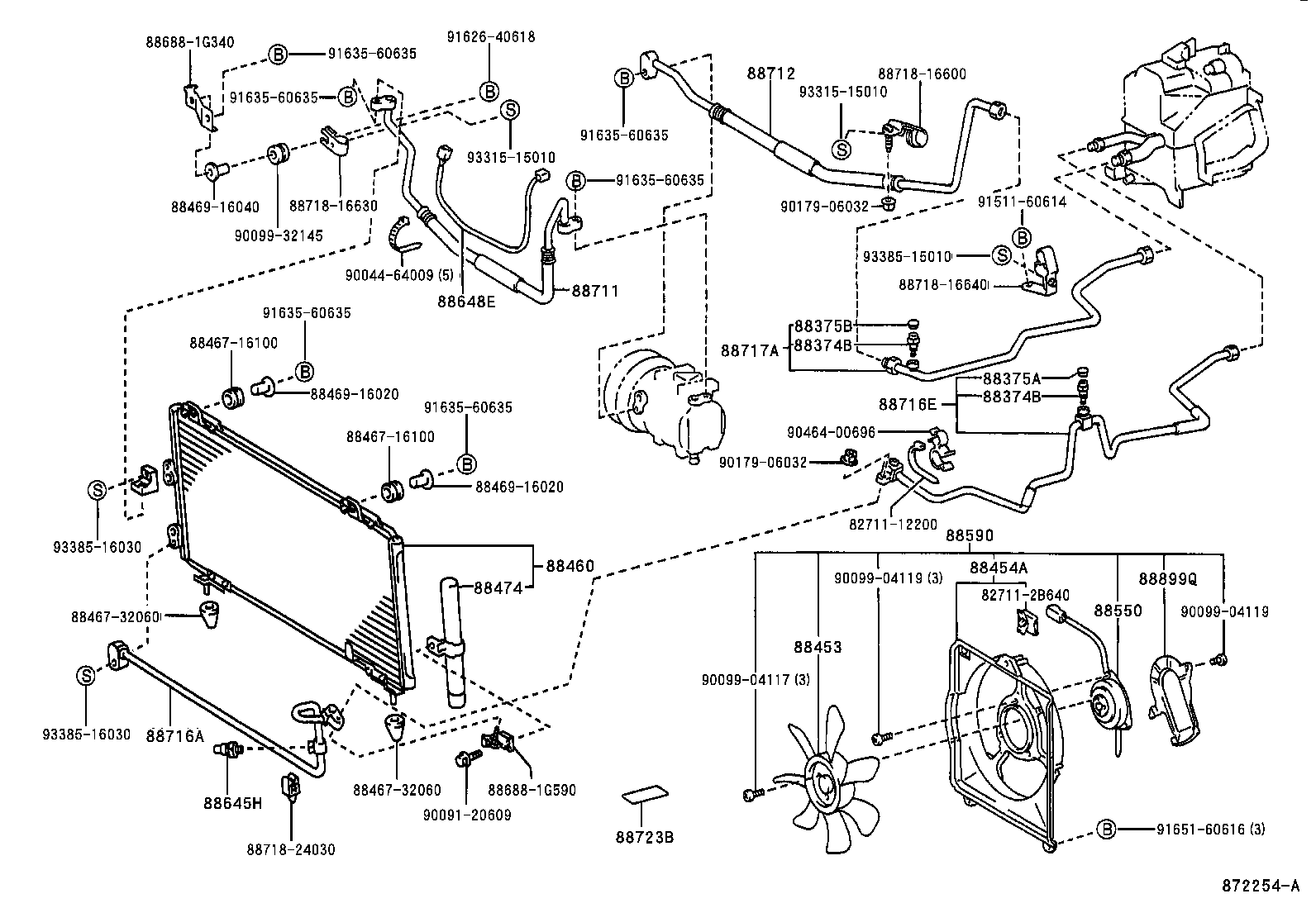 88648-16320 WIRING, COOLER product image