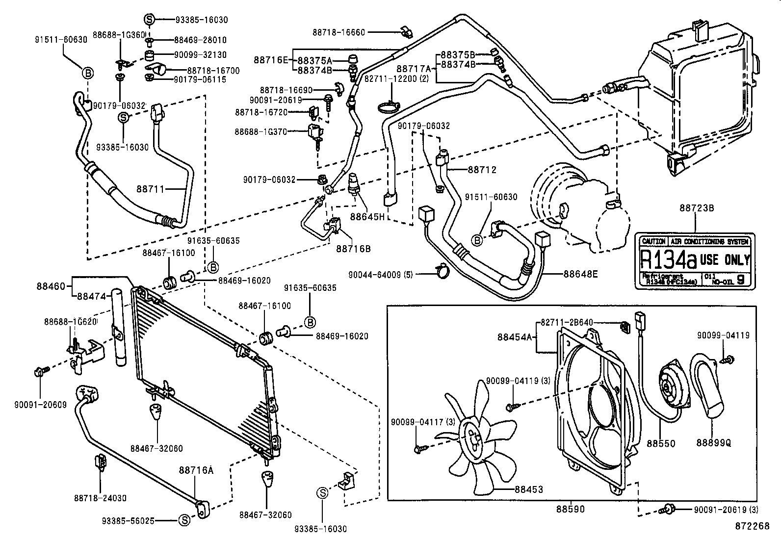 88460-16410 CONDENSER ASSY, COOLER product image