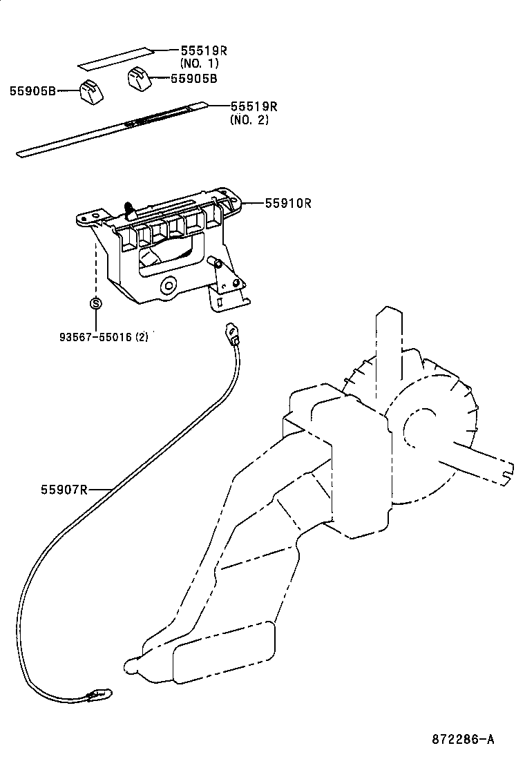 55076-28020 NET SUB-ASSY, AIR DUCT product image