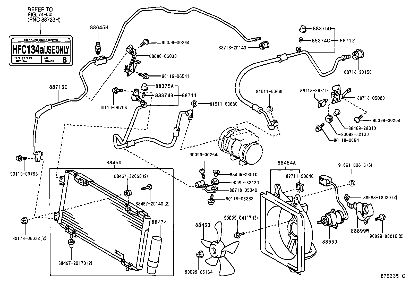16363-27010 MOTOR ASSY, BLOWER (FOR CONDENSER) product image