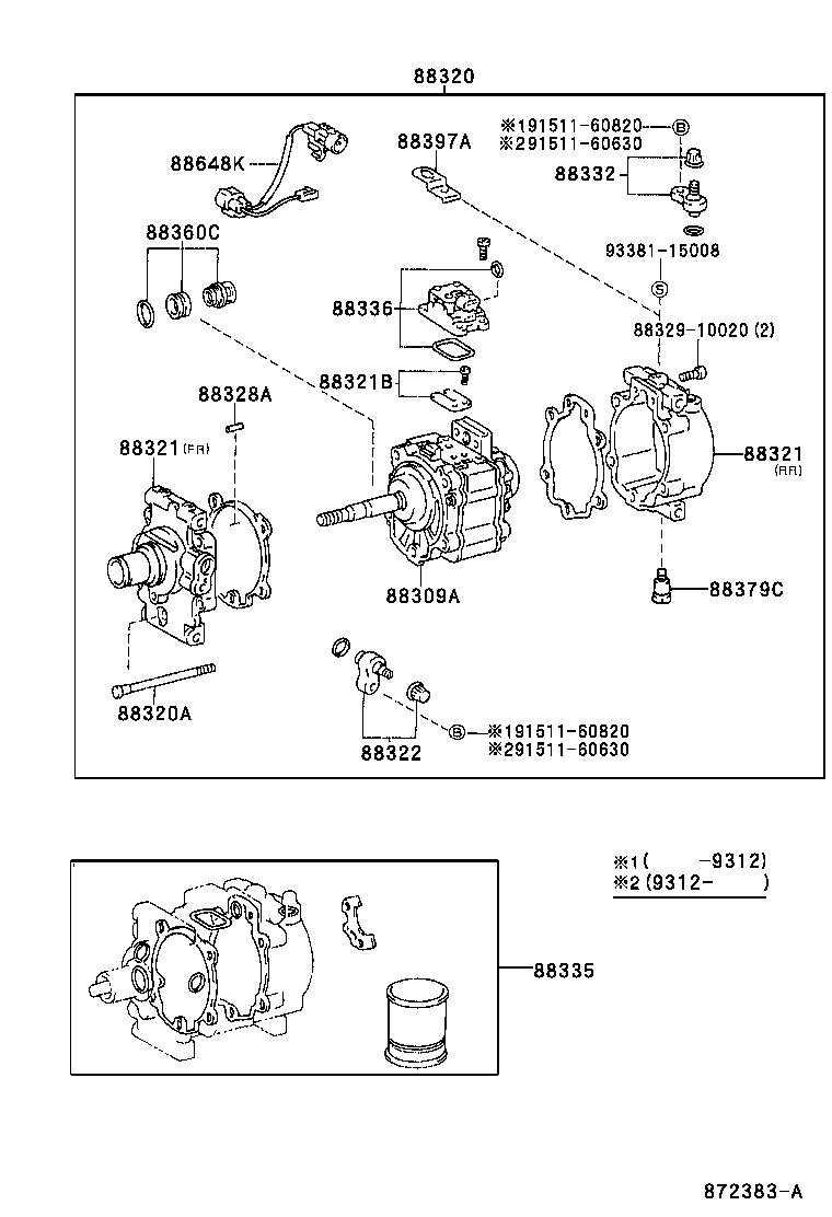 88309-10080 PUMP SUB-ASSY, COMPRESSOR product image